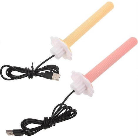 Set mit 2 USB-beheizbaren Sitzstangen für Papageien - Vogelkäfighalterung (für Nymphensittiche, Wellensittiche usw.) (1/5)