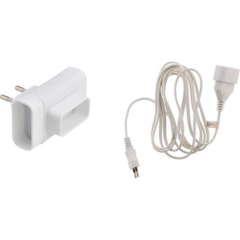 Rallonge Electrique Prise Adaptateur MultIPrise - TrIPlette lectrique - Triplite 2P 6A Laterale+Eclipse Blanc Vrac 714780 (1/3)