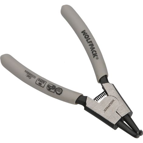 Pinza per Rondelle Esterne Curve 125 mm. Acciaio Din 5254 (1/4)