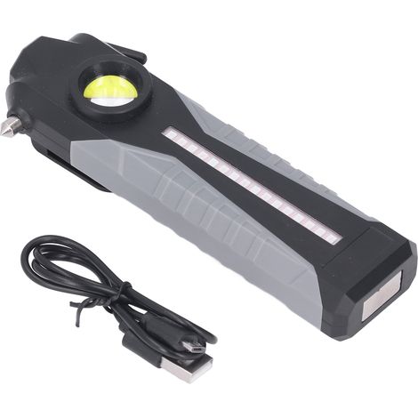 Lampe de travail LED rechargeable 1800mAh, 3 modes haute luminosité, batterie intégrée ABS robuste, charge USB, multifonction durable (1/5)