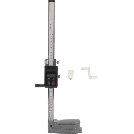 Electronic height gauge for woodworking, made of stainless steel, intended for measurement by machining. (1/5)
