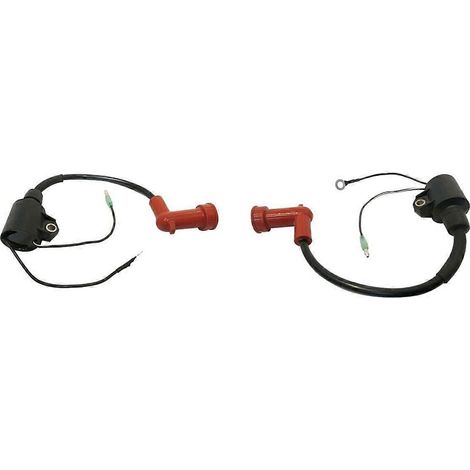 2 bobines d'allumage 63V-85570-00-00 pour moteur hors-bord 2T 9,9 CV 15 CV 63V-85570-00 63V-85570-01, 63V-85570-00 ,63V-85570 (1/4)