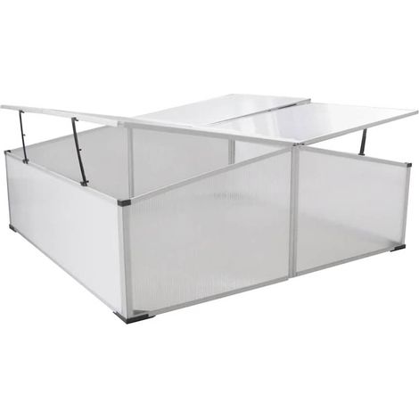 vidaXL Vivero con 4 tapas 108x110x41 cm (1/2)