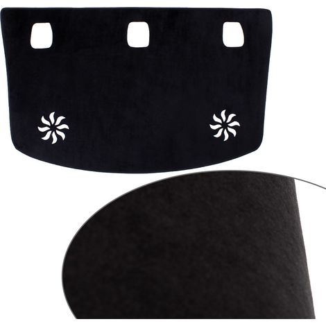 Car accessories suitable for Model 3 Y: Flannel center console anti-slip and sun protection dashboard sunshade mat - Flannel - LKT100 (rear window sunshade mat) (1/4)