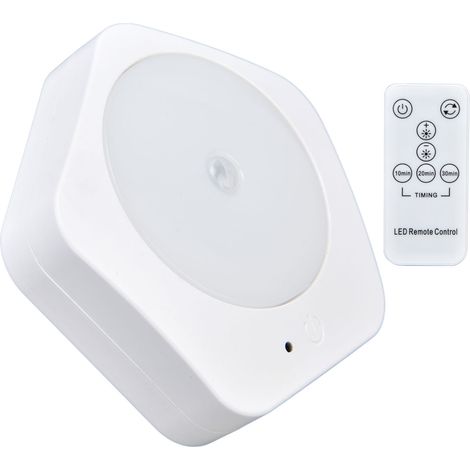 Dimmbares Nachtlicht für die Steckdose (110–220 V, 0,5 W) mit Induktionsfunktion, Fernbedienung und Timer für Küche und Schlafzimmer (EU-Stecker) (1/5)