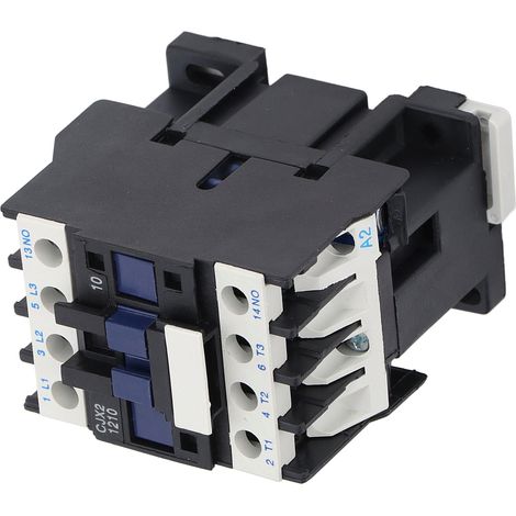 Contacteur CA CJX2‑1210 Alimentation haute sensibilité pour installations électriques 12 A 50 Hz 220 V CA (1/5)