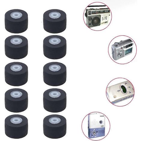 Rouleaux de pincement de 10 mm pour cassettes, courroies, roulements de poulies, 10 pièces (1/4)