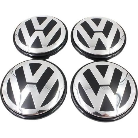 Lot de 4 cache-moyeux d’origine pour jantes aluminium,65mm - Lot de 4 cache-moyeux d’origine pour jantes aluminium,65mm (1/2)