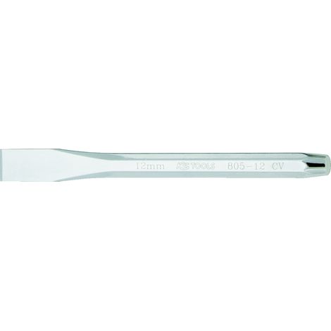 KS Tools Flachmeißel, 8-kant, 130 mm