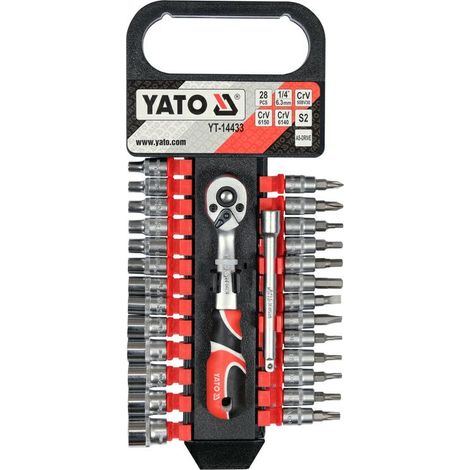 Yato, modelo YT-14433, Toma de llaves de impacto, alta calidad, diseño duradero, ideal para trabajos mecánicos y de reparación, conexiones seguras y precisas.