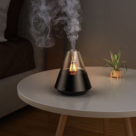 Difusor de aceites esenciales de 150 ml, difusor ultrasónico de aromaterapia, ambientador de niebla fría, difusor de aceites perfumados, humidificador - Crezuo