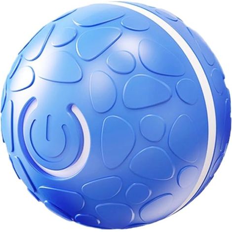 Balle Sautante Automatique pour Chien,avec Lumière LED et Réveil Intelligent,Roulement Actif Évitant Les Obstacles,Rechargeable par USB,pour Chiots,Petits et Moyens Chiens (1/5)
