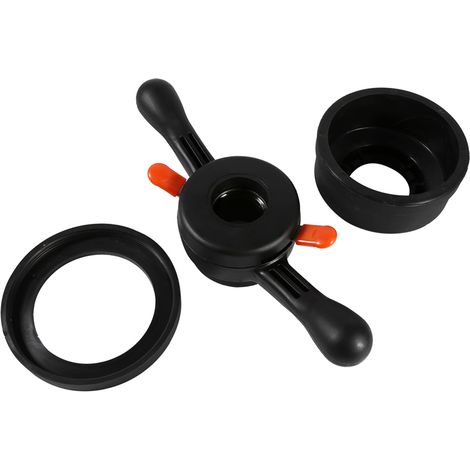 Écrou papillon à démontage rapide pour équilibreuse de roue, outil de changement de pneu, filetage 40 mm, pas 3 mm (1/2)