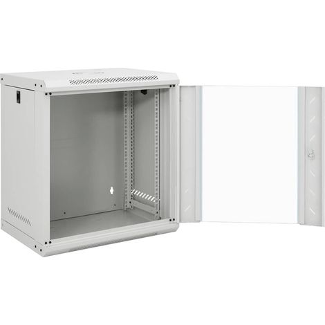 Maison Exclusive - Armadietto di Rete a Parete 12U da 19" IP20 53x40x60 cm