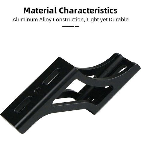 Support de porte-bagages avant pour vélos pliants Brompton Cline, adaptateur en aluminium amélioré avec nez de cochon, hauteur réglable (1/4)
