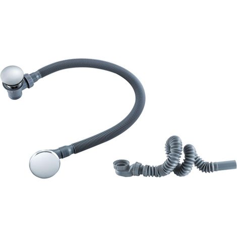 Fortifura Calvi Remplissage/vidage baignoire avec bonde clic clac Chrome (1/5)