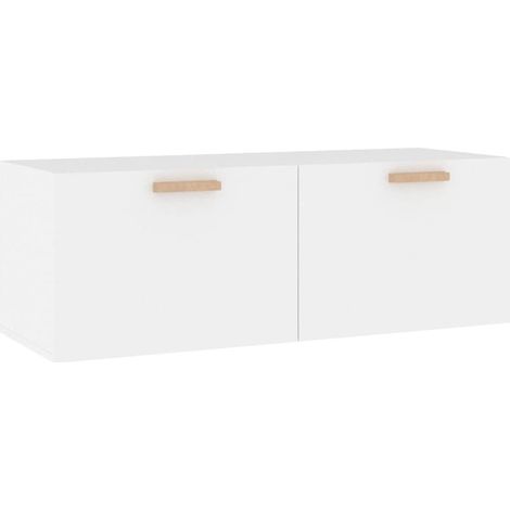 Maison Exclusive - Mobile Pensile Bianco 100x36,5x35 cm Legno Multistrato (1/5)