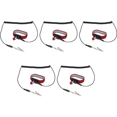 Kit d'outils de Protection de Bracelet antistatique ESD, 5 pièces, pour l'entretien (1/5)