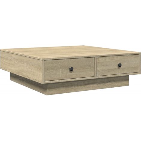 Maison Exclusive - Couchtisch Sonoma-Eiche 90x90x28 cm Holzwerkst