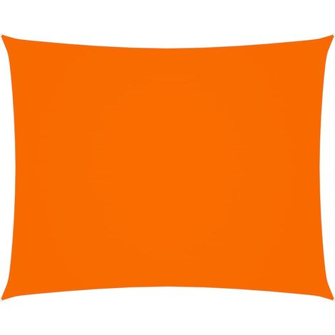 Parasol vela de tela oxford rectangular 25 x 35 m naranja 020009560
