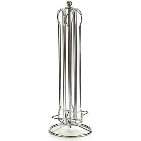 Soporte para 36 Cápsulas de Café Kinvara Nespresso Plateado Metal 13 x 39 x 13 cm Giratorio 36 Piezas (1/3)