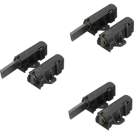 6x machine à laver électrique Motor Carbon brosse, Sole Motor Carbon brosses Sole pour Zanussi Electrolux 4006020152 5X13X35 (1/5)