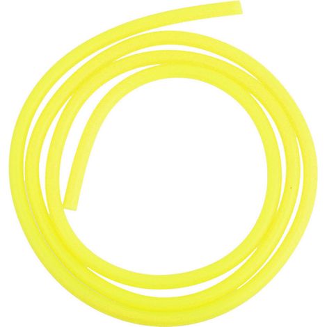 Tubo della benzina Trasparente 1 metro Giallo Fluo 1 mt 4/6mm Moto Scooter Motore STI