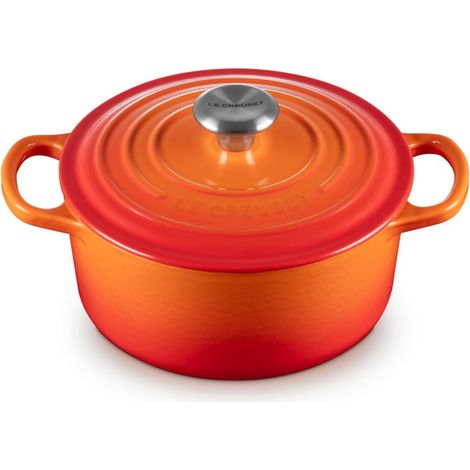 Cocotte ronde en fonte émaillée avec couvercle, 18 cm, 1,8 Litre, Volcanique, 21177180902430 (1/5)