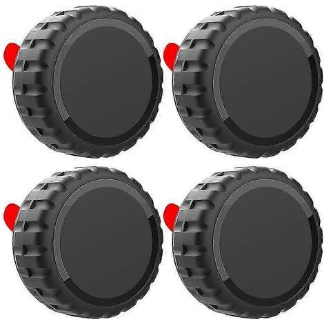 Lot de 4 étuis de protection adhésifs étanches en polycarbonate pour traceur Bluetooth Apple AirTag. (1/5)