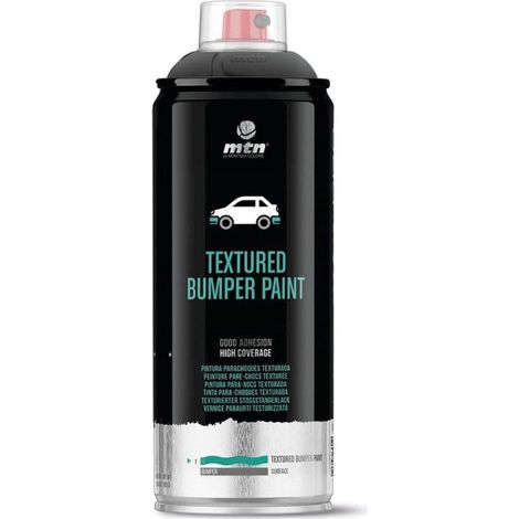 Bombe de peinture - Pare-chocs - Noir - Ultra couvrante - MTN PRO - 400ml