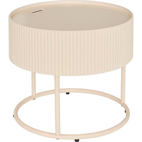 Tavolino juna beige 45x45x40,5 cm - Atmosphera créateur d'intérieur
