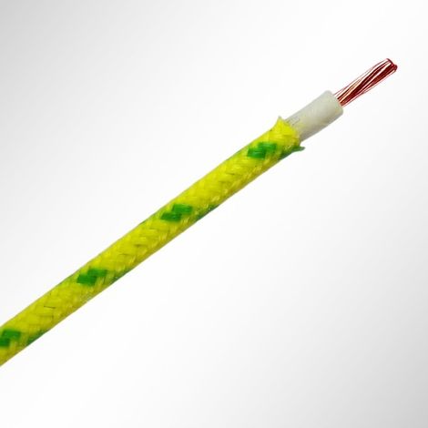 Câble Fil Unipolaire H05SJ-K Sec. 1,50 mmq Jaune/Vert