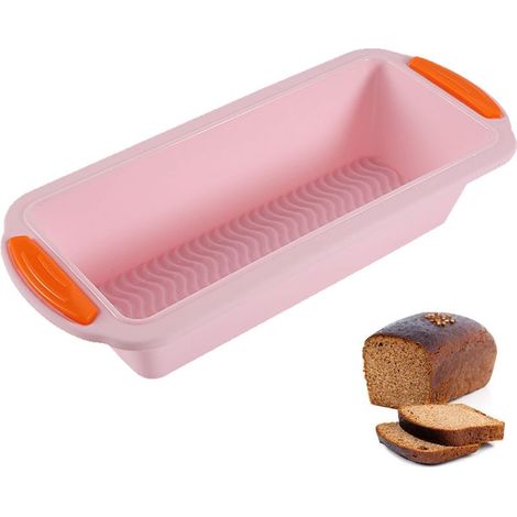 Antihaft-Silikon-Backform für Brot/Kuchen – für Hackbraten, Bananenbrot, Joghurtkuchen – 29 x 13,4 x 6 cm – 1 Stück (1/5)