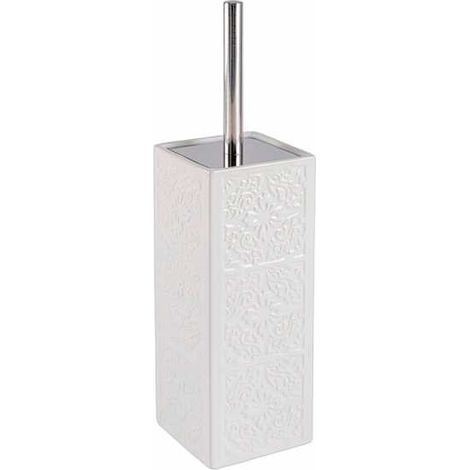 Wenko WC in ceramica Cordoba, Blu scuro, in ceramica, Ceramica, Bianco, 9.5 x 9.5 x 35 cm