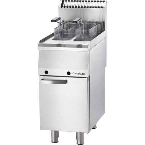 Friteuse à Gaz Double 2 x 7 L 12 kW - G20 ou G30 - Stalgast