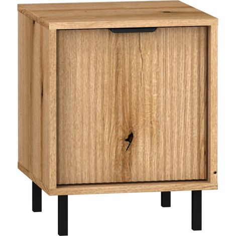 Comodino 1 anta Soly marrone 50cm (1/4)