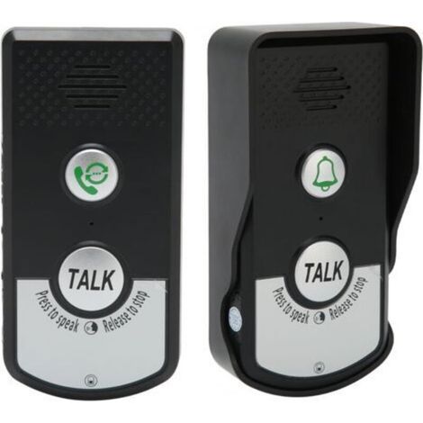 Interphone sans fil étanche IP54 Portée 1000m Batterie lithium 2000mAh Installation sans câblage Pour maison et hôtel (1/5)