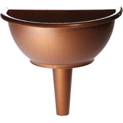 Vase à ossuaires en plastique cuivre, 20 cm de diamètre, 25 cm de hauteur, herbe