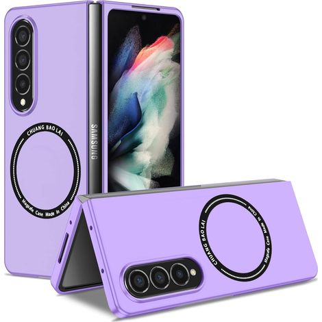 Funda delgada y resistente a los golpes para Samsung Galaxy Z Fold 4 5G, compatible con PC y carga inalámbrica. (1/4)
