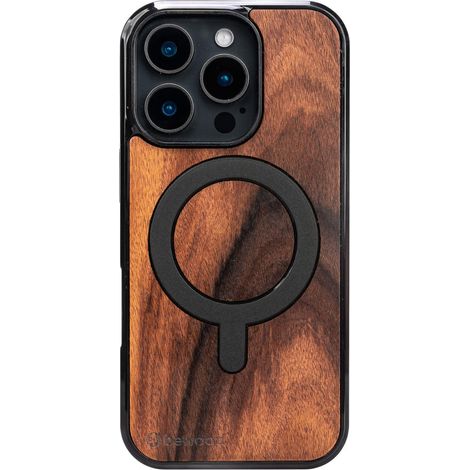 Custodia in legno Bewood per iPhone 16 Pro ROSEWOOD SANTOS con MagSafe (1/2)