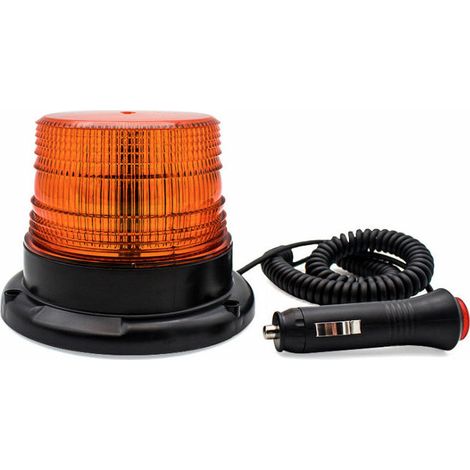 Gyrophare LED orange 12V sans fil lumière stroboscopique feux clignotant magnetique d'urgence signalement lumières pour auto véhicule  Lampe clignotante et accessoires pour motorisation (1/3)