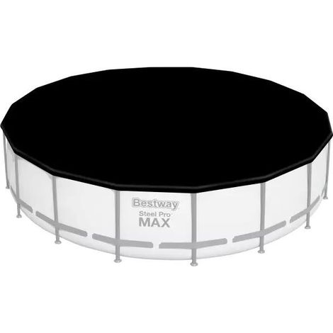 BESTWAY - 58039 - Telo copertura nero per piscine rotonde con Ø 549 cm (1/3)