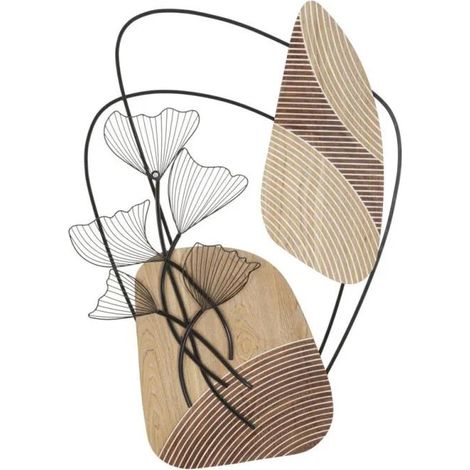 Mauro Ferretti Tali Wall Decoration Black 70 x 100 cm