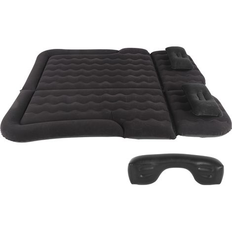 Matelas pneumatique électrique 12V, surface floquée, convient aux SUV, monospaces et camping-cars, noir. (1/5)