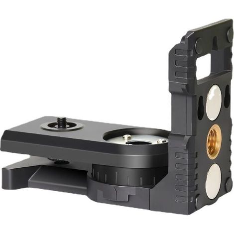 1/4 - 5/8 Magnetischer L-förmiger Laser-Nivellieradapter für Stative, universell einsetzbar (1 Stück) (1/5)