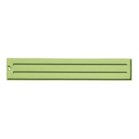 royaluxe-Support de couvercle de pot en silicone vert, tapis de rangement antidérapant résistant à la chaleur, organisateur pour casseroles 45×8 cm (1/5)