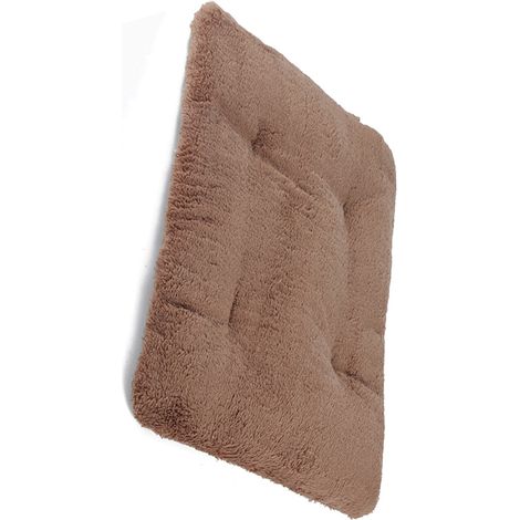 Tapis chauffant auto-chauffant pour chat, coussin doux en peluche pour cage de chien avec fond antidérapant, tapis thermique extra chaud pour l'hiver, pour chiens et chats, à utiliser à l'intérieur et (1/4)