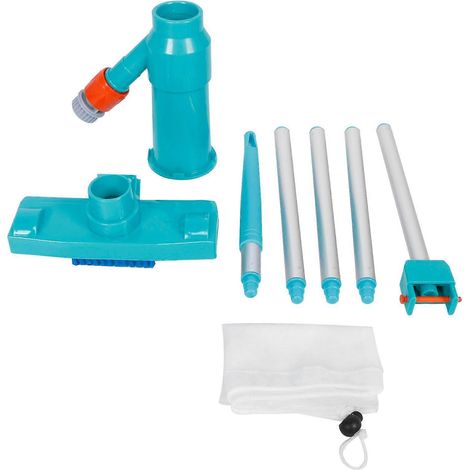 Kit de tête d'aspirateur portable pour nettoyeur de piscine, adapté au nettoyage des fontaines, des spas et des bassins. (1/5)