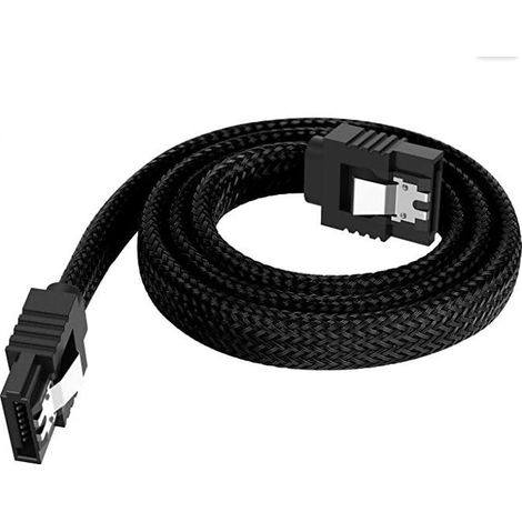 Câble SATA, câble de données série pour disque SSD SATA 3.0, câble adaptateur SATA, câble pour disque dur SATA, 6 Go(N46) (1/5)