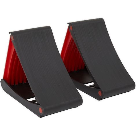 Sealey Folding Wheel Chocks - Pair WCF01 (1/5)
